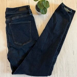 A&F high rise super skinny jeans